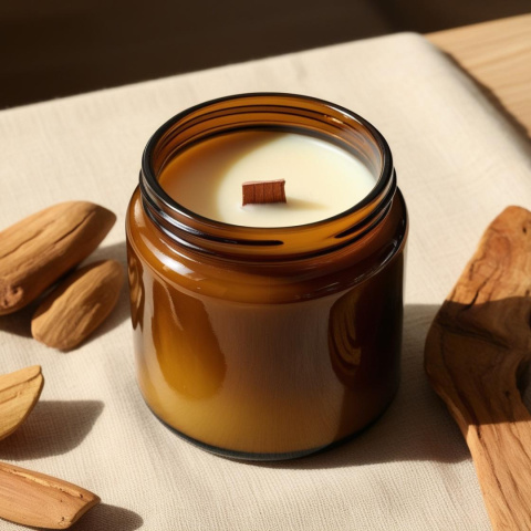 Drzewo sandałowe - świeca sojowa - 120 ml