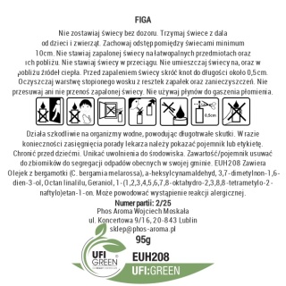 Figa - świeca sojowa - 120 ml