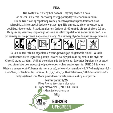 Figa - świeca sojowa - 120 ml