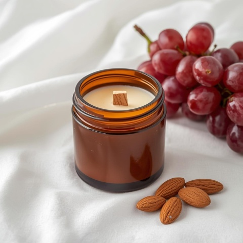 Migdał & Wino - świeca sojowa - 120 ml