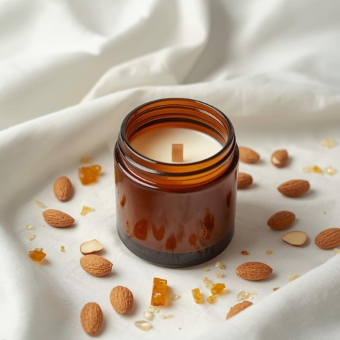 Mirra & Migdał - świeca sojowa - 120 ml