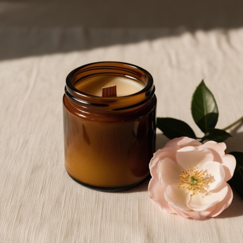 Róża - świeca sojowa - 180 ml